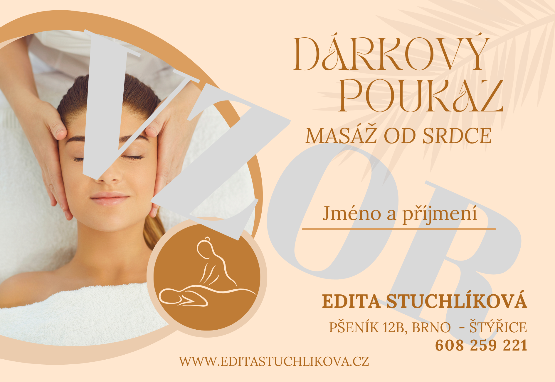 Masáže- Edita Stuchlikova - poukaz